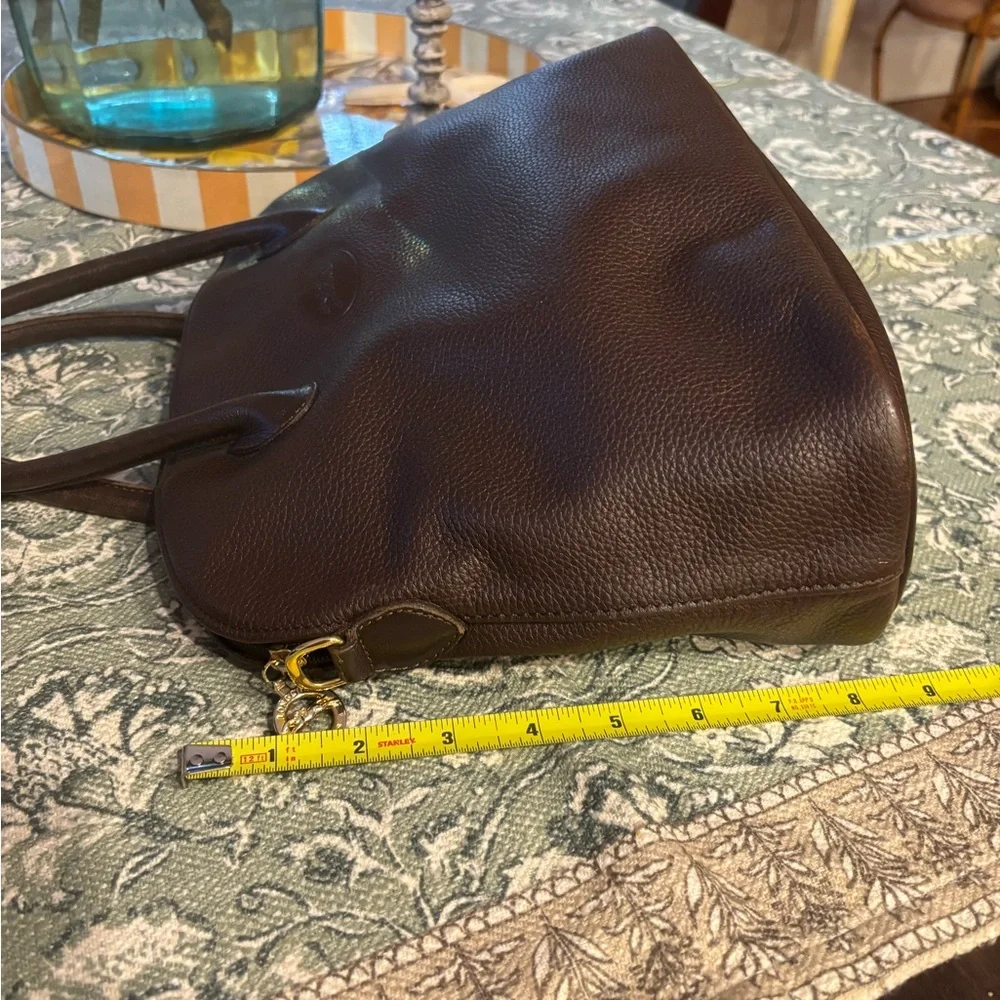 🤎 Vintage 🤎 Longchamp Leather Satchel - Picture 10 of 11